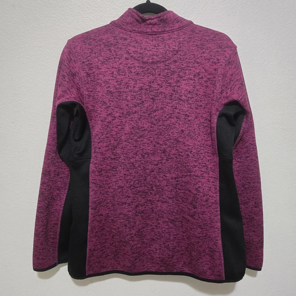 MARC NEW YORK Magenta And Black Zip-Up Activewear Jacket Size Small - Picture 9 of 16
